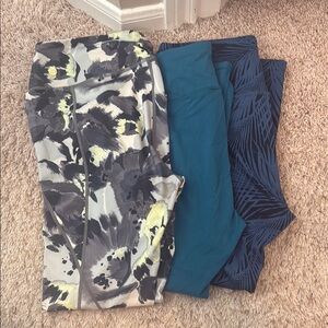 CALIA by Carrie Underwood Leggings - Gray, Blue, Teal